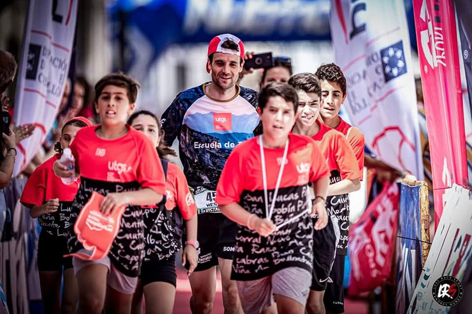 Equipo Retos en meta